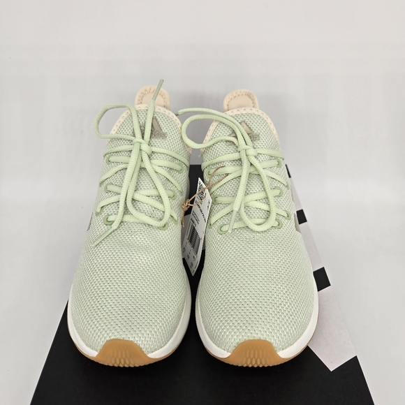 New adidas Cloudfoam Pure 'Linen Green Gum' Women's Running Shoes Size 7 - Picture 2 of 8